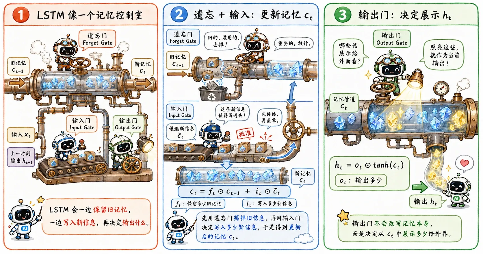 LSTM 记忆更新